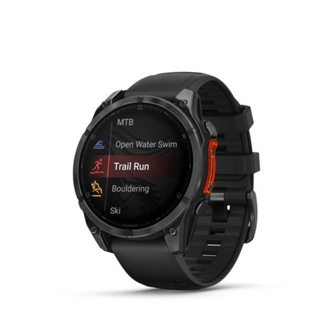 Garmin Fenix 8 3,56 cm (1.4") AMOLED 47 mm Digitale 454 x 454 Pixel Touch screen Nero Wi-Fi GPS (satellitare)