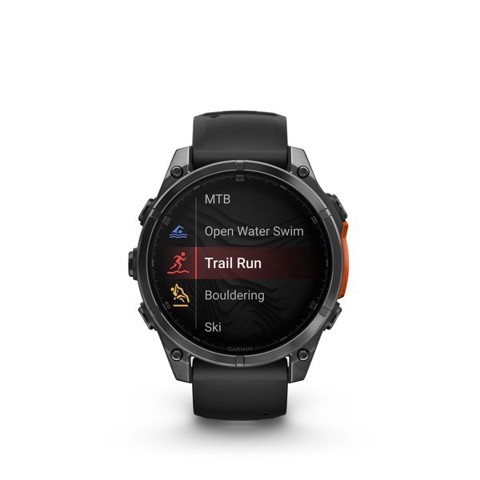 Garmin Fenix 8 3,56 cm (1.4") AMOLED 47 mm Digitale 454 x 454 Pixel Touch screen Nero Wi-Fi GPS (satellitare)