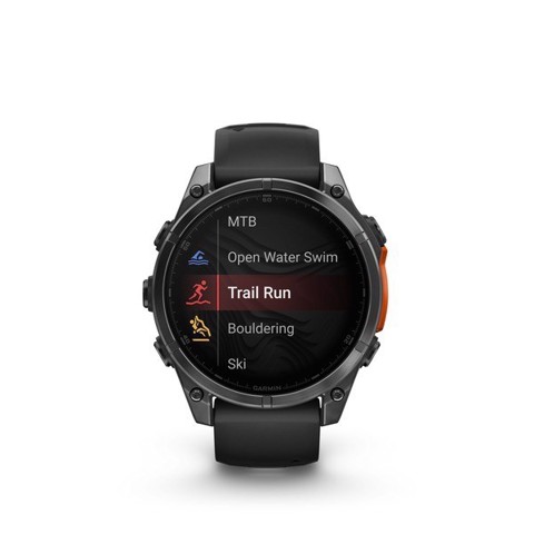 Garmin Fenix 8 3,56 cm (1.4") AMOLED 47 mm Digitale 454 x 454 Pixel Touch screen Nero Wi-Fi GPS (satellitare)