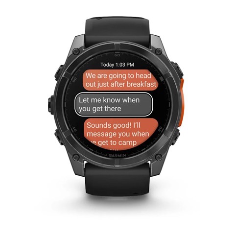 Garmin Fenix 8 3,56 cm (1.4") AMOLED 51 mm Digitale 454 x 454 Pixel Touch screen Grigio Wi-Fi GPS (satellitare)