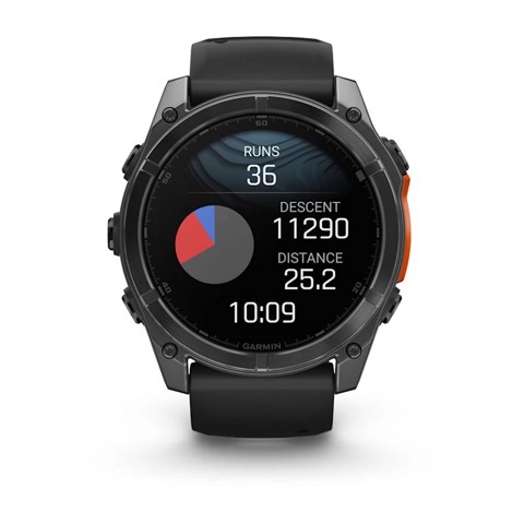 Garmin Fenix 8 3,56 cm (1.4") AMOLED 51 mm Digitale 454 x 454 Pixel Touch screen Grigio Wi-Fi GPS (satellitare)