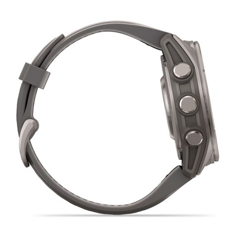 Garmin fēnix 9 3,3 cm (1.3") AMOLED 43 mm Digitale 416 x 416 Pixel Touch screen Titanio Wi-Fi GPS (satellitare)
