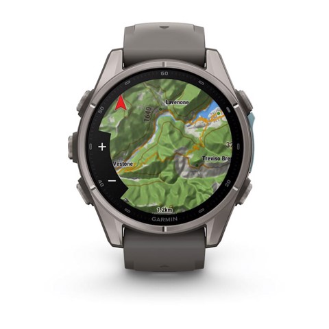 Garmin fēnix 9 3,3 cm (1.3") AMOLED 43 mm Digitale 416 x 416 Pixel Touch screen Titanio Wi-Fi GPS (satellitare)