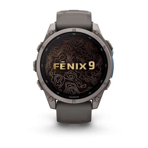Garmin fēnix 9 3,56 cm (1.4") AMOLED 47 mm Digitale 454 x 454 Pixel Touch screen Titanio Wi-Fi GPS (satellitare)