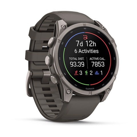 Garmin fēnix 9 3,56 cm (1.4") AMOLED 47 mm Digitale 454 x 454 Pixel Touch screen Titanio Wi-Fi GPS (satellitare)