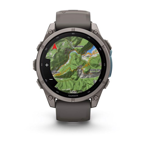 Garmin fēnix 9 3,56 cm (1.4") AMOLED 47 mm Digitale 454 x 454 Pixel Touch screen Titanio Wi-Fi GPS (satellitare)