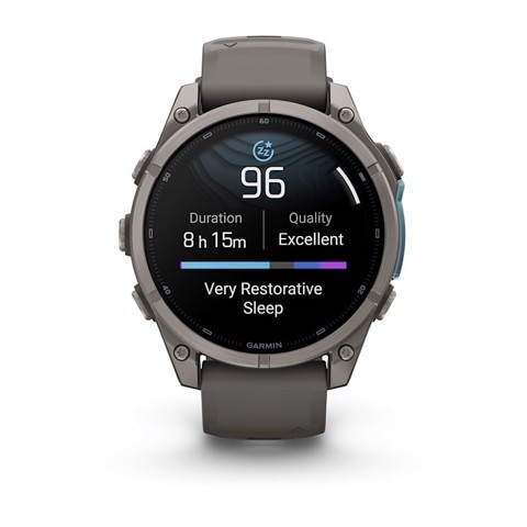 Garmin fēnix 9 3,56 cm (1.4") AMOLED 47 mm Digitale 454 x 454 Pixel Touch screen Titanio Wi-Fi GPS (satellitare)