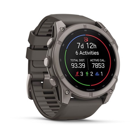 Garmin fēnix 9 3,56 cm (1.4") AMOLED 51 mm Digitale 454 x 454 Pixel Touch screen Titanio Wi-Fi GPS (satellitare)
