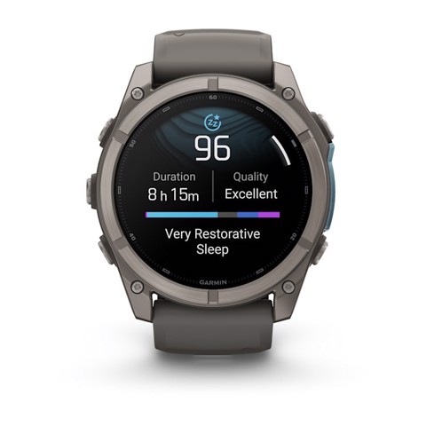 Garmin fēnix 9 3,56 cm (1.4") AMOLED 51 mm Digitale 454 x 454 Pixel Touch screen Titanio Wi-Fi GPS (satellitare)