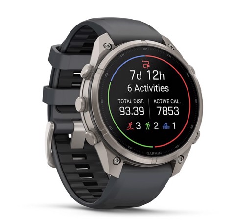 Garmin fēnix 9 Pro 3,56 cm (1.4") AMOLED 47 mm Digitale 454 x 454 Pixel Touch screen Titanio Wi-Fi GPS (satellitare)