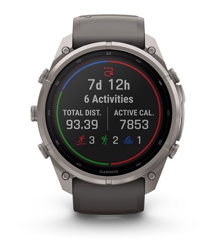 Garmin fēnix 9 Pro 3,81 cm (1.5") AMOLED 51 mm Digitale 466 x 466 Pixel Touch screen Titanio Wi-Fi GPS (satellitare)