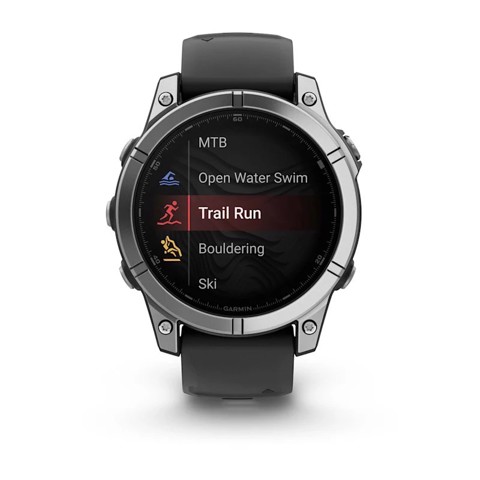 Garmin Fenix E 3,3 cm (1.3") AMOLED 47 mm Digitale 416 x 416 Pixel Touch screen Acciaio inox Wi-Fi GPS (satellitare)