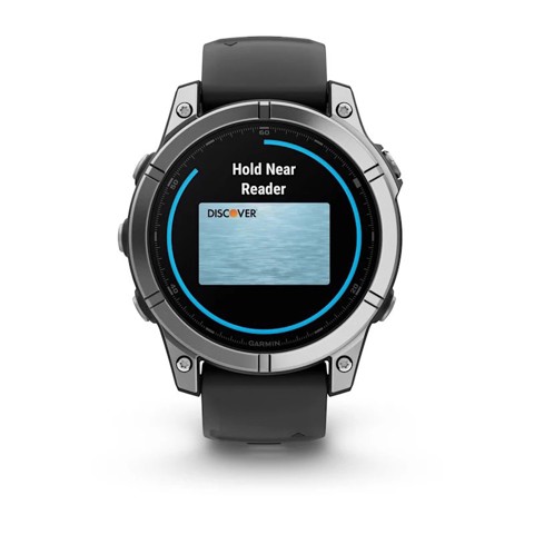 Garmin Fenix E 3,3 cm (1.3") AMOLED 47 mm Digitale 416 x 416 Pixel Touch screen Acciaio inox Wi-Fi GPS (satellitare)