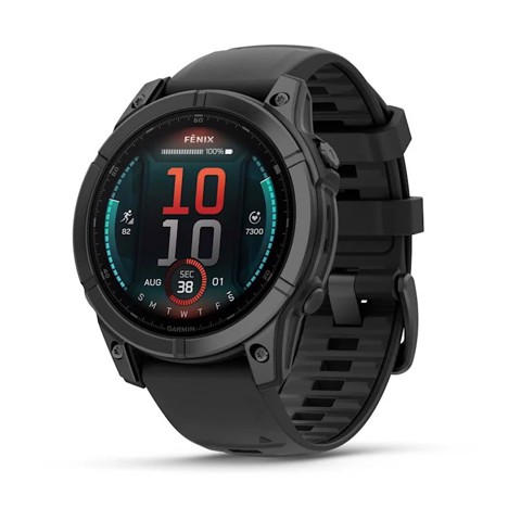 Garmin Fenix E 3,3 cm (1.3") AMOLED 47 mm Digitale 416 x 416 Pixel Touch screen Nero Wi-Fi GPS (satellitare)