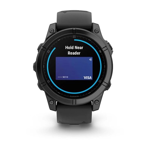 Garmin Fenix E 3,3 cm (1.3") AMOLED 47 mm Digitale 416 x 416 Pixel Touch screen Nero Wi-Fi GPS (satellitare)