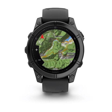 Garmin Fenix E 3,3 cm (1.3") AMOLED 47 mm Digitale 416 x 416 Pixel Touch screen Nero Wi-Fi GPS (satellitare)
