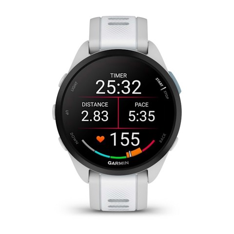Garmin Forerunner 165 Music 3,05 cm (1.2") AMOLED 43 mm Digitale 390 x 390 Pixel Touch screen Grigio GPS (satellitare)