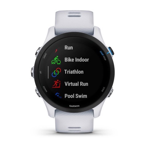 Garmin Forerunner 255 Music 3,3 cm (1.3") MIP 46 mm Digitale 260 x 260 Pixel Touch screen Bianco Wi-Fi GPS (satellitare) - EX DEMO prodotto nuovo con imballo aperto