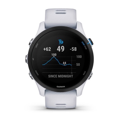 Garmin Forerunner 255 Music 3,3 cm (1.3") MIP 46 mm Digitale 260 x 260 Pixel Touch screen Bianco Wi-Fi GPS (satellitare) - EX DEMO prodotto nuovo con imballo aperto