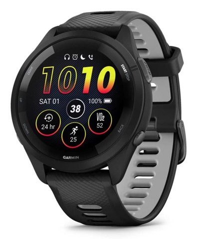 Garmin Forerunner 265 3,3 cm (1.3") AMOLED 46 mm Digitale 416 x 416 Pixel Touch screen Nero Wi-Fi GPS (satellitare)
