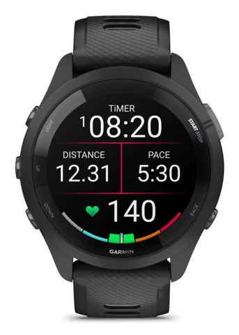 Garmin Forerunner 265 3,3 cm (1.3") AMOLED 46 mm Digitale 416 x 416 Pixel Touch screen Nero Wi-Fi GPS (satellitare)