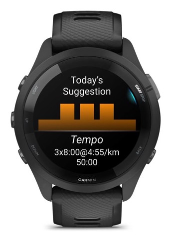 Garmin Forerunner 265 3,3 cm (1.3") AMOLED 46 mm Digitale 416 x 416 Pixel Touch screen Nero Wi-Fi GPS (satellitare)