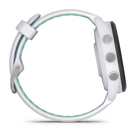 Garmin Forerunner 265S 2,79 cm (1.1") AMOLED 42 mm Digitale 360 x 360 Pixel Touch screen Nero, Bianco Wi-Fi GPS (satellitare)