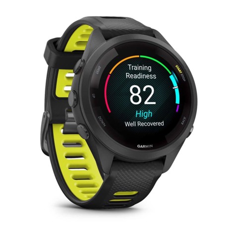 Garmin Forerunner 265S 2,79 cm (1.1") AMOLED 42 mm Digitale 360 x 360 Pixel Touch screen Nero, Grigio Wi-Fi GPS (satellitare)