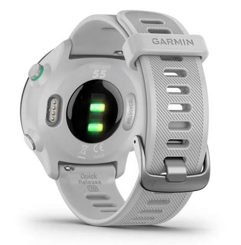 Garmin Forerunner 55 2,64 cm (1.04") MIP 42 mm Digitale 208 x 208 Pixel Bianco GPS (satellitare)