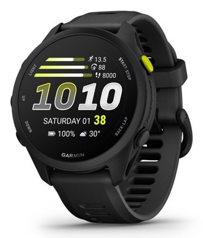 Garmin Forerunner 70 3,05 cm (1.2") AMOLED 30 mm Digitale 390 x 390 Pixel Touch screen Nero GPS (satellitare)
