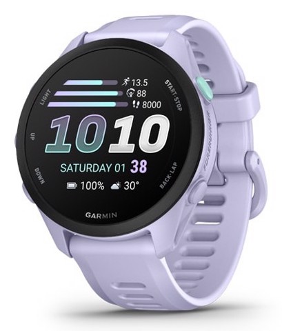 Garmin Forerunner 70 3,05 cm (1.2") AMOLED 43 mm Digitale 390 x 390 Pixel Touch screen Lavanda GPS (satellitare)