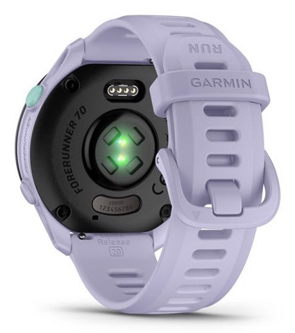 Garmin Forerunner 70 3,05 cm (1.2") AMOLED 43 mm Digitale 390 x 390 Pixel Touch screen Lavanda GPS (satellitare)