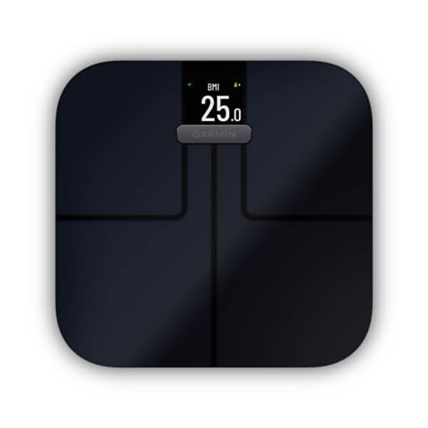 Garmin Index S2 Rettangolo Nero Bilancia pesapersone elettronica
