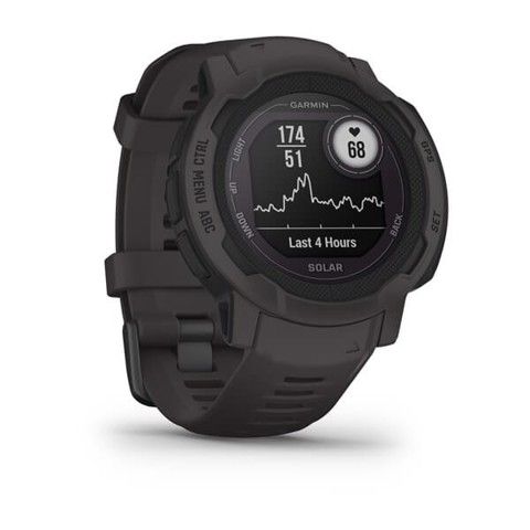 Garmin Instinct 2 Solar 2,29 cm (0.9") 45 mm MIP Grafite GPS (satellitare) - EX DEMO prodotto nuovo con imballo aperto