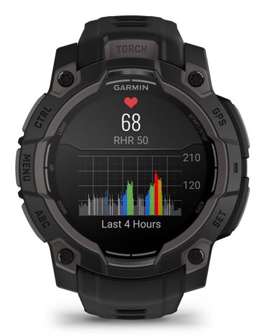 Garmin Instinct 3 AMOLED 3,05 cm (1.2") 45 mm Digitale 390 x 390 Pixel Touch screen Nero GPS (satellitare)