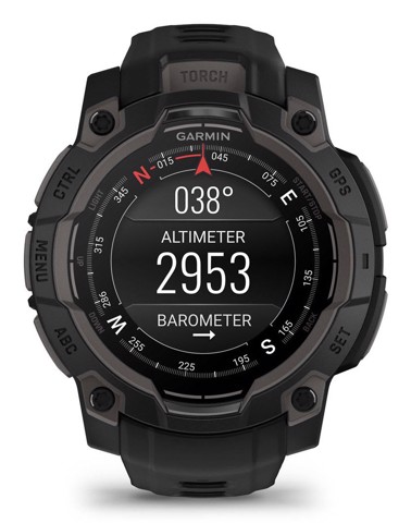 Garmin Instinct 3 AMOLED 3,05 cm (1.2") 45 mm Digitale 390 x 390 Pixel Touch screen Nero GPS (satellitare)