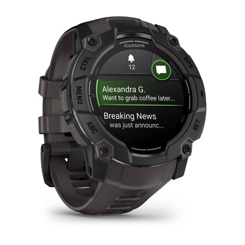 Garmin Instinct 3 AMOLED 3,3 cm (1.3") 50 mm Digitale 416 x 416 Pixel Touch screen Nero GPS (satellitare)