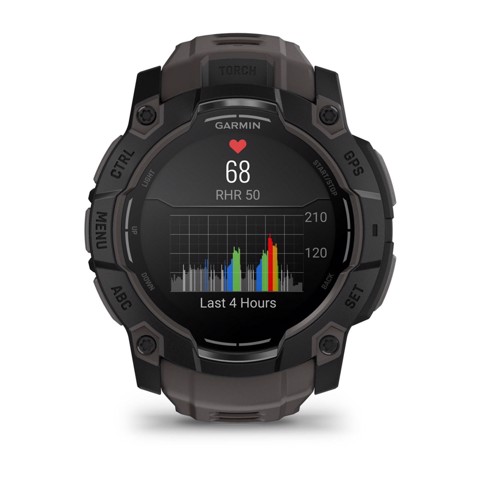 Garmin Instinct 3 AMOLED 3,3 cm (1.3") 50 mm Digitale 416 x 416 Pixel Touch screen Nero GPS (satellitare)