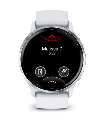 Garmin Venu 3 3,56 cm (1.4") AMOLED Digitale 454 x 454 Pixel Touch screen Argento, Bianco Wi-Fi GPS (satellitare)