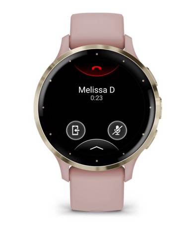 Garmin Venu 3S 3,05 cm (1.2") AMOLED 41 mm Digitale 390 x 390 Pixel Touch screen Oro, Rosa Wi-Fi GPS (satellitare)
