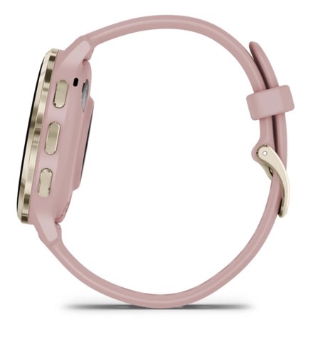 Garmin Venu 3S 3,05 cm (1.2") AMOLED 41 mm Digitale 390 x 390 Pixel Touch screen Oro, Rosa Wi-Fi GPS (satellitare)
