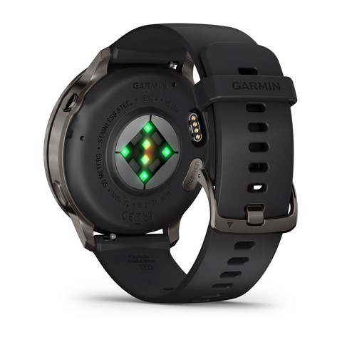 Garmin Venu 4 3,56 cm (1.4") AMOLED 45 mm Digitale 454 x 454 Pixel Touch screen Nero Wi-Fi GPS (satellitare)