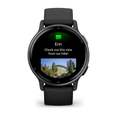 Garmin Vivoactive 5 3,05 cm (1.2") AMOLED Digitale 390 x 390 Pixel Touch screen Nero Wi-Fi GPS (satellitare)
