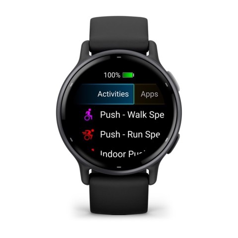 Garmin Vivoactive 5 3,05 cm (1.2") AMOLED Digitale 390 x 390 Pixel Touch screen Nero Wi-Fi GPS (satellitare)