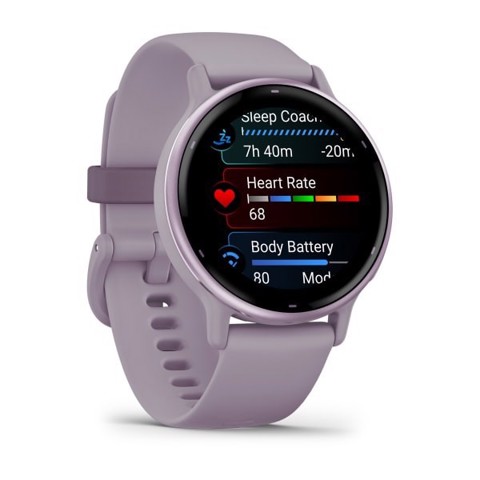Garmin Vivoactive 5 3,05 cm (1.2") AMOLED Digitale 390 x 390 Pixel Touch screen Viola Wi-Fi GPS (satellitare)