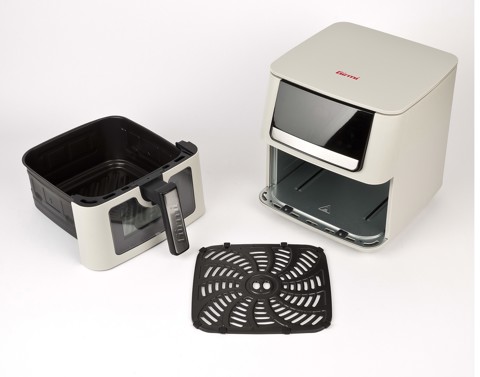 Girmi Ecofrit Crisp Singolo 6,5 L Indipendente 1700 W Friggitrice ad aria calda Beige, Nero