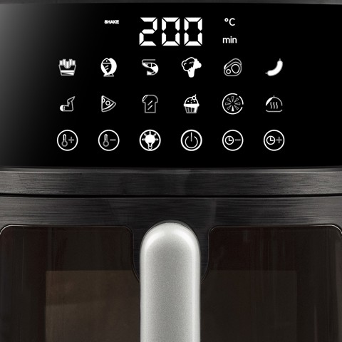 Girmi FG7800 friggitrice Singolo 6 L Indipendente 1500 W Friggitrice ad aria calda Nero