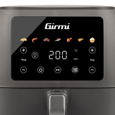 Girmi FG92 Singolo 8 L 1700 W Friggitrice ad aria calda Grigio