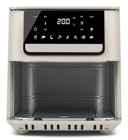 Girmi Friggitrice ad Aria 1700W 6,5 Litri con finestra Digitale e con Ricettario ECOFRIT CRISP INCANTO