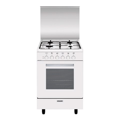 Glem Gas A554MX6 cucina Elettrico Bianco